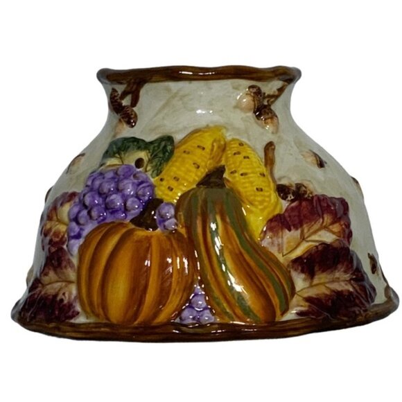Salt City Emporium Jar Candle Lamp Shade Autumn Fall Harvest Thanksgiving Large - Picture 14 of 14